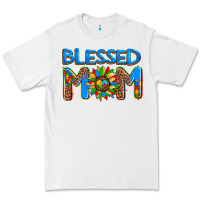 White blessed mom autism Premium Tee - AdoDesignShop