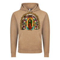 Vintage Coffee our lady of Guadalupe rainbow Vintage Hoodie - JahusDesignShop