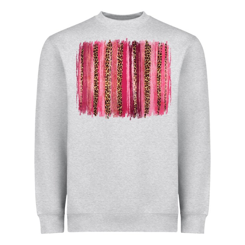 Valentines Day Leopard Glitter Brushstroke Heavyweight Sweatshirt by Jasminsmagicworld | Teevron