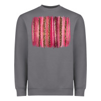 Storm valentines day leopard glitter brushstroke Heavyweight Sweatshirt - Jasminsmagicworld