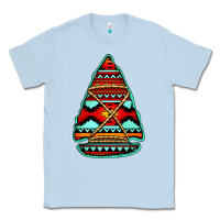 Dusty Blue aztec arrowhead Classic Tee - Jasminsmagicworld