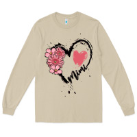 Mimi Flower Heart Long Sleeve Tee | Teevron