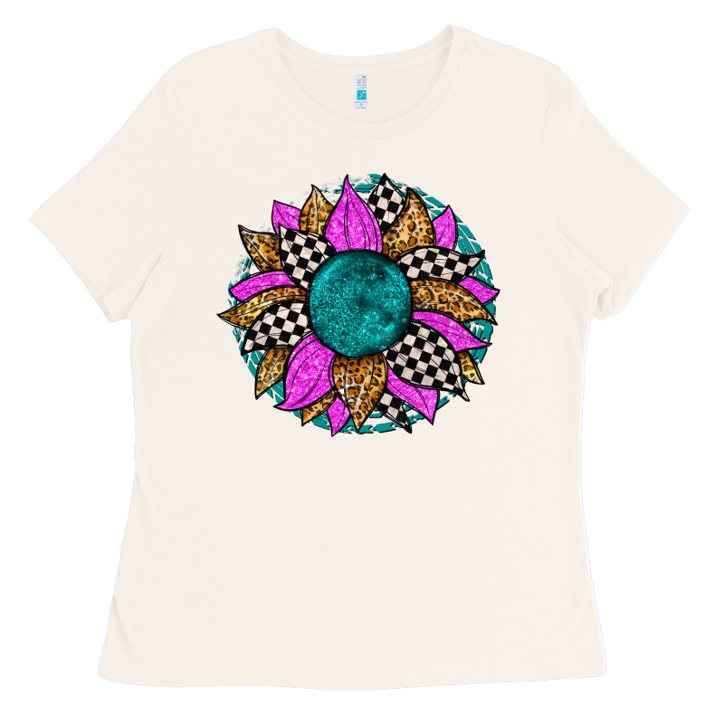 Race Sunflower Ladies Tee by Zillion Design Studio | Teevron