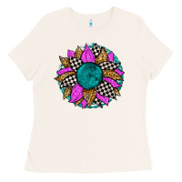 Bone race sunflower Ladies Tee - Zillion Design Studio