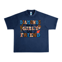 Navy diamonds are a girl's best friend Urban Heavy Tee - AdoDesignShop