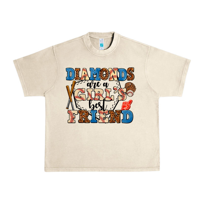 Diamonds Are A Girl's Best Friend Urban Heavy Tee by AdoDesignShop | Teevron