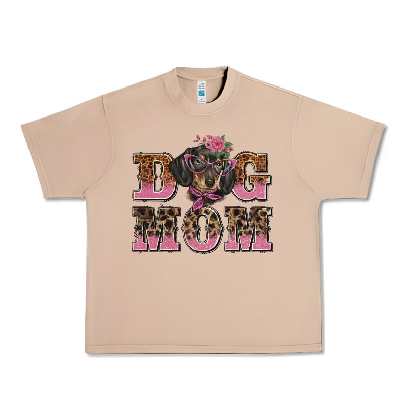 Dog Mom Dachshund Urban Heavy Tee by BarkalooDesign | Teevron