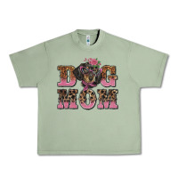 Oil Green dog mom dachshund Urban Heavy Tee - BarkalooDesign