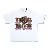 White dog mom dachshund Urban Heavy Tee - BarkalooDesign