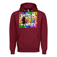 Burgundy Western LGBTQ+ With Sunflowers Zipper Hoodie - BundleAndBundleShop