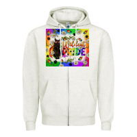 Oatmeal Heather Western LGBTQ+ With Sunflowers Zipper Hoodie - BundleAndBundleShop