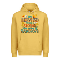 Antique Gold I've Survived Too Many Storms Premium Hoodie - texasbilliewilder