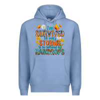 Colony Blue I've Survived Too Many Storms Premium Hoodie - texasbilliewilder