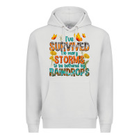 Dove Grey I've Survived Too Many Storms Premium Hoodie - texasbilliewilder