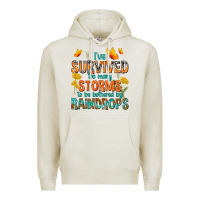 Oatmeal Heather I've Survived Too Many Storms Premium Hoodie - texasbilliewilder