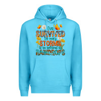 Ocean Blue I've Survived Too Many Storms Premium Hoodie - texasbilliewilder