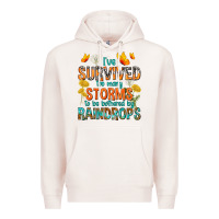 Pale Pink I've Survived Too Many Storms Premium Hoodie - texasbilliewilder