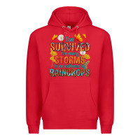 Red I've Survived Too Many Storms Premium Hoodie - texasbilliewilder