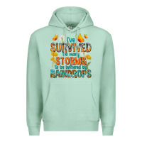 Seafoam I've Survived Too Many Storms Premium Hoodie - texasbilliewilder