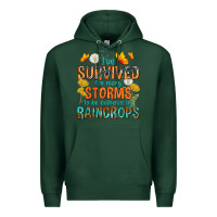 Sports Green I've Survived Too Many Storms Premium Hoodie - texasbilliewilder