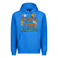 True Royal I've Survived Too Many Storms Premium Hoodie - texasbilliewilder