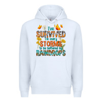White I've Survived Too Many Storms Premium Hoodie - texasbilliewilder