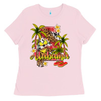 Bubblegum Pink summer alabama Ladies Tee - texasbilliewilder