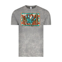 Cloud Rock cactus cowhide serape Vintage Tee - AdoDesignShop