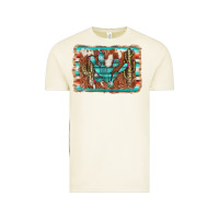 Cactus Cowhide Serape Vintage Tee | Teevron