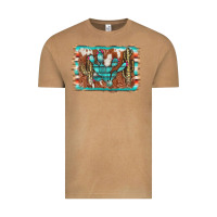 Vintage Camel cactus cowhide serape Vintage Tee - AdoDesignShop