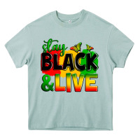 Arona stay black and live Heavy Core Tee - Zillion Design Studio