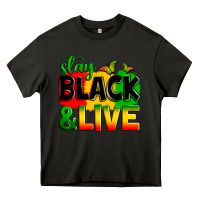 Asphalt stay black and live Heavy Core Tee - Zillion Design Studio