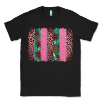 Black valentine's leopard brushstroke Classic Tee - AdoDesignShop