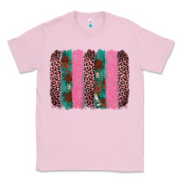 Bubblegum Pink valentine's leopard brushstroke Classic Tee - AdoDesignShop