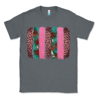 Charcoal Heather valentine's leopard brushstroke Classic Tee - AdoDesignShop