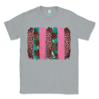 Heather Grey valentine's leopard brushstroke Classic Tee - AdoDesignShop