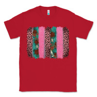 Red valentine's leopard brushstroke Classic Tee - AdoDesignShop