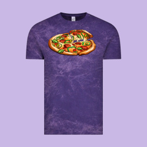 Big Pizza Vintage Tee Designed By Adodesignshop
