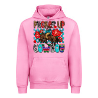 Fuchsia Pink pucker up cowboy olivia Urban Hoodie - OliviaCreatesArt