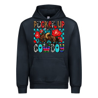 Navy pucker up cowboy olivia Urban Hoodie - OliviaCreatesArt