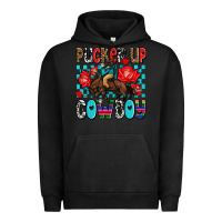 Pigment Black pucker up cowboy olivia Urban Hoodie - OliviaCreatesArt