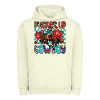 Pigment Pistachio pucker up cowboy olivia Urban Hoodie - OliviaCreatesArt