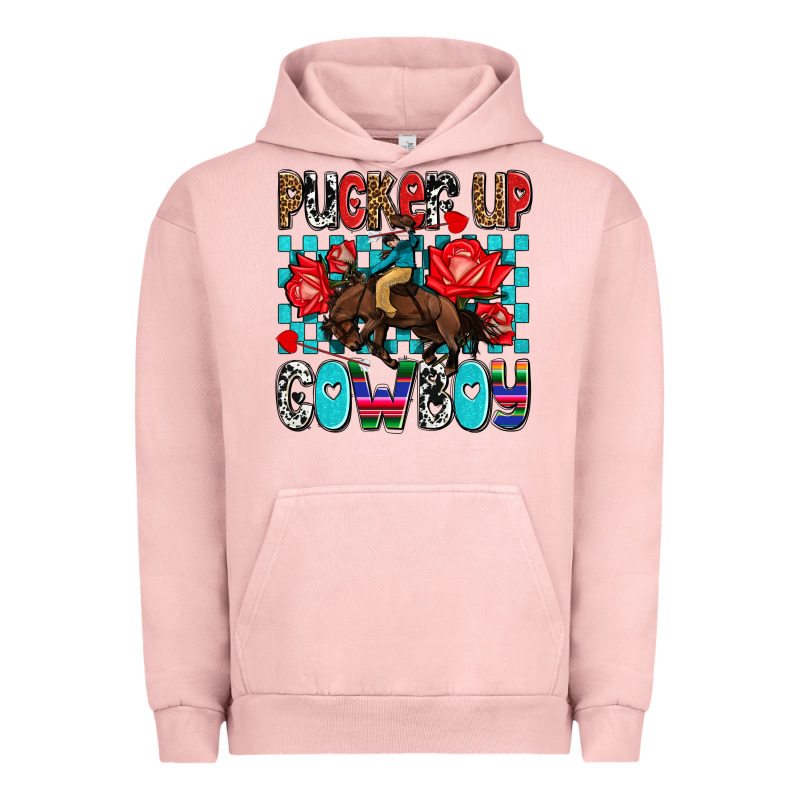Pucker Up Cowboy Olivia Urban Hoodie by OliviaCreatesArt | Teevron