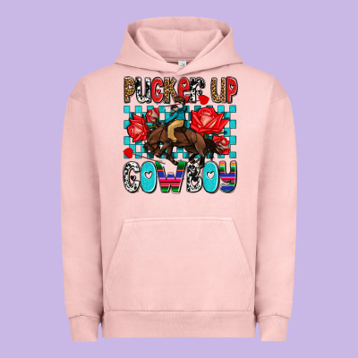 Pucker Up Cowboy Olivia Urban Hoodie Designed By Oliviacreatesart