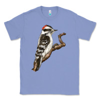 Colony Blue Downy Woodpecker Classic Tee - LillyAllenDesigns