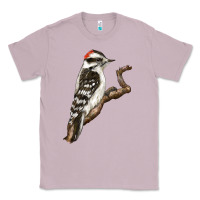 Lilac Downy Woodpecker Classic Tee - LillyAllenDesigns