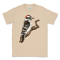 Mushroom Downy Woodpecker Classic Tee - LillyAllenDesigns