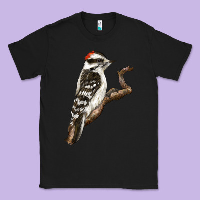 Downy Woodpecker Classic Tee Designed By Lillyallendesigns
