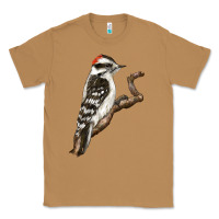 Toasted Coconut Downy Woodpecker Classic Tee - LillyAllenDesigns
