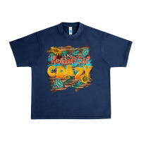 Navy beautiful crazy Urban Heavy Tee - NancyCooperArtShop